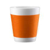 Bodum Canteen 2 pcs glass, double wall 6oz - Orange